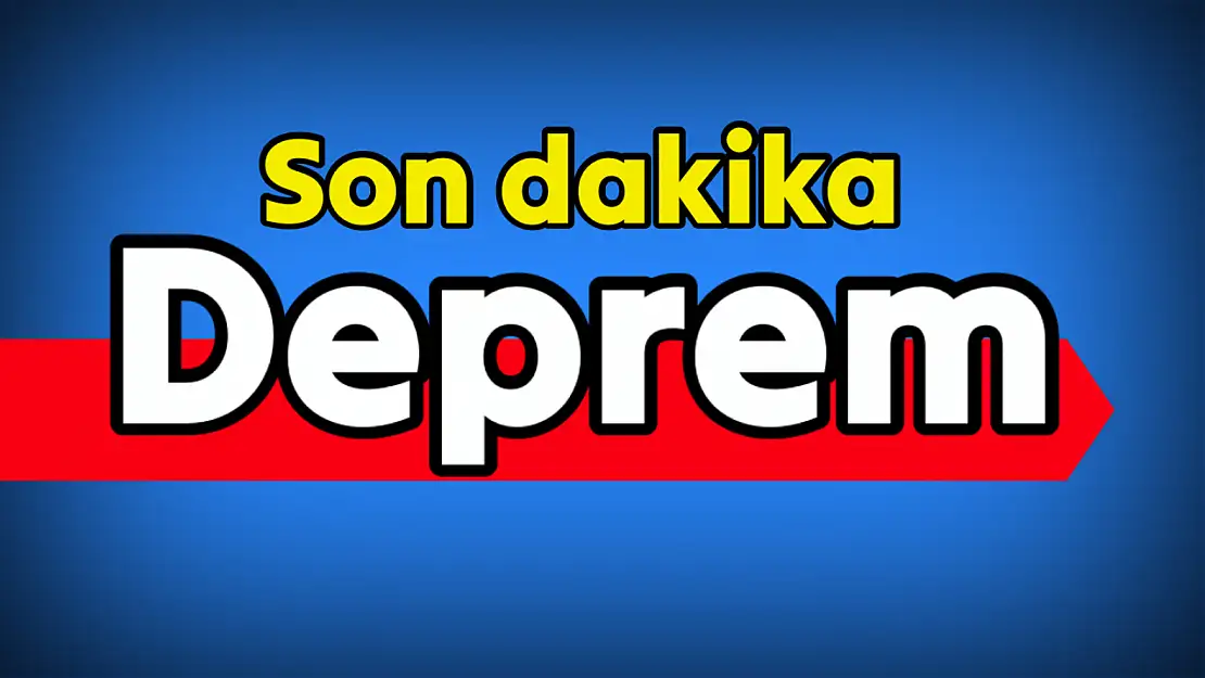 Bartın deprem ile sarsıldı