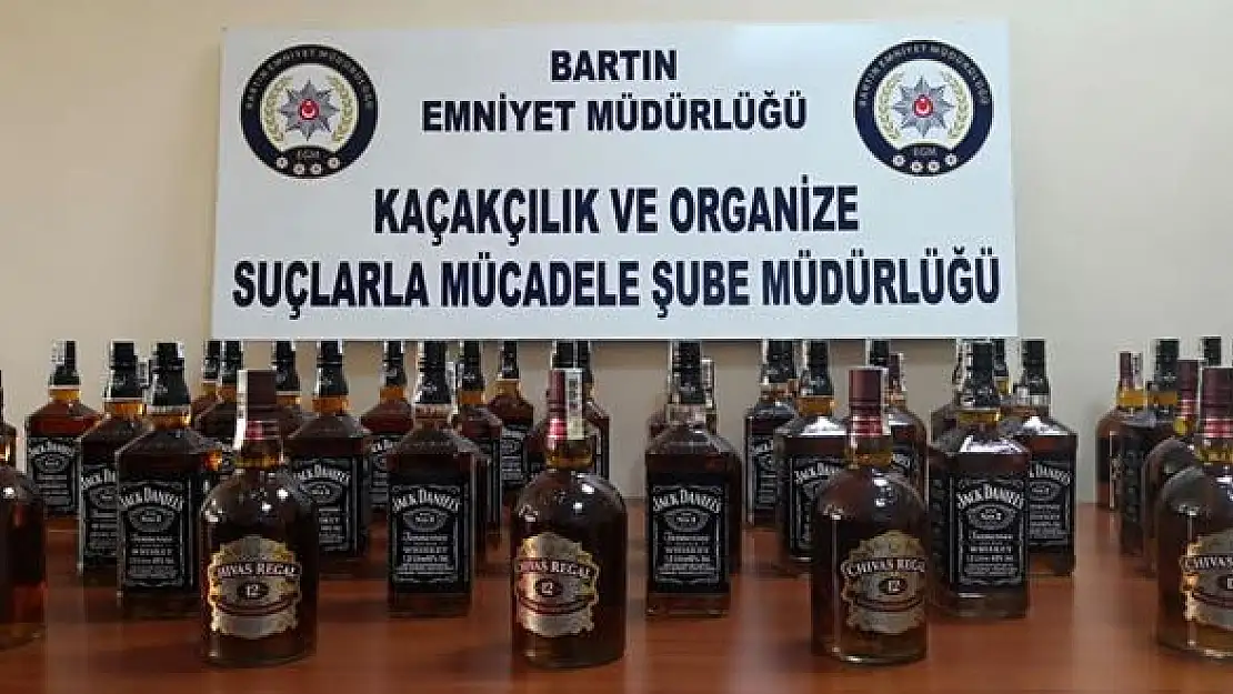 Bartın emniyetinden kaçak içki operasyonu