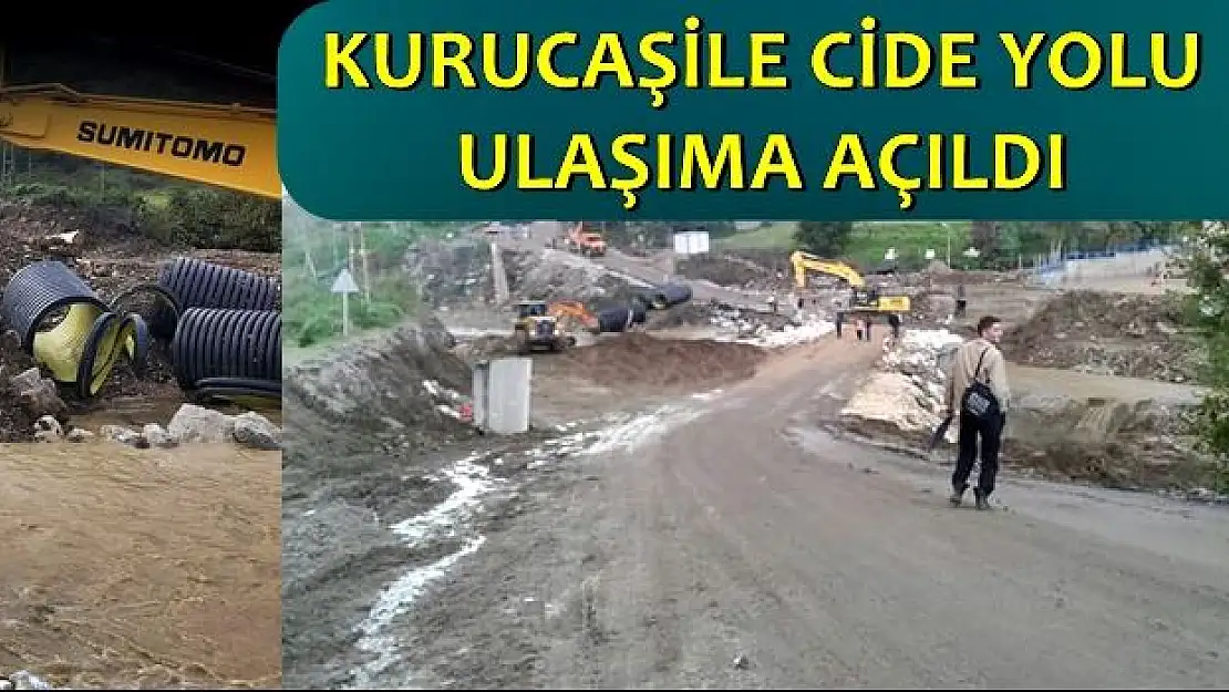 Bartın Kurucaşile Yolu Ulaşıma açıldı