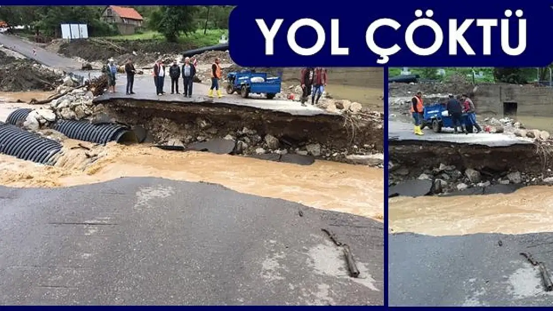 Bartın Kurucaşile Yolu Ulaşıma kapandı