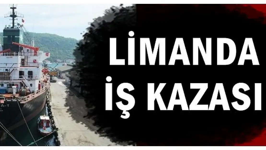 Bartın Limanında iş kazası