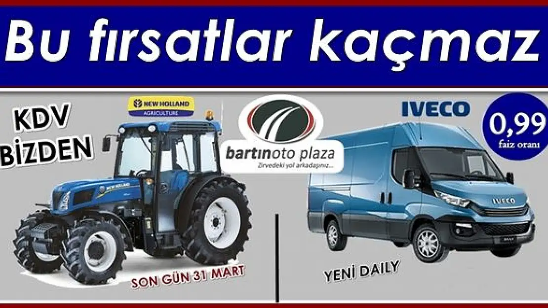 Bartın Otomotiv'den KDV ve faiz kampanyası