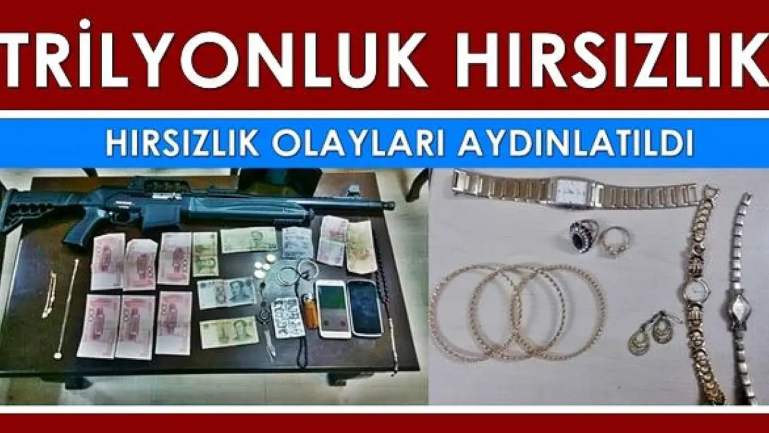 Bartın Polisi trilyonluk hırsızlığı aydınlattı