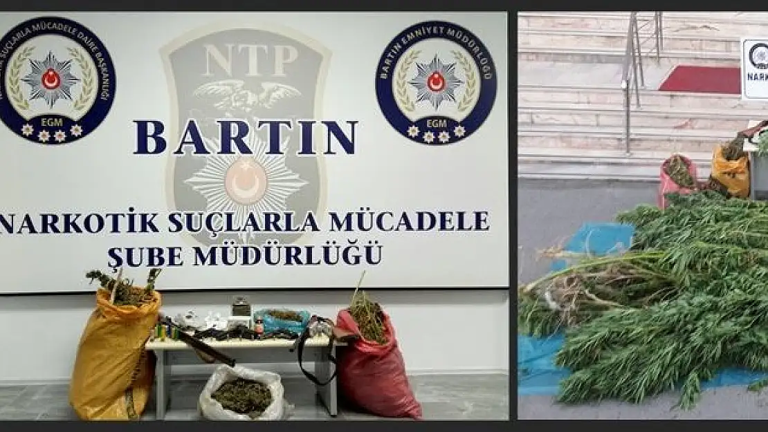 Bartın polisinden uyuşturucu operasyonu