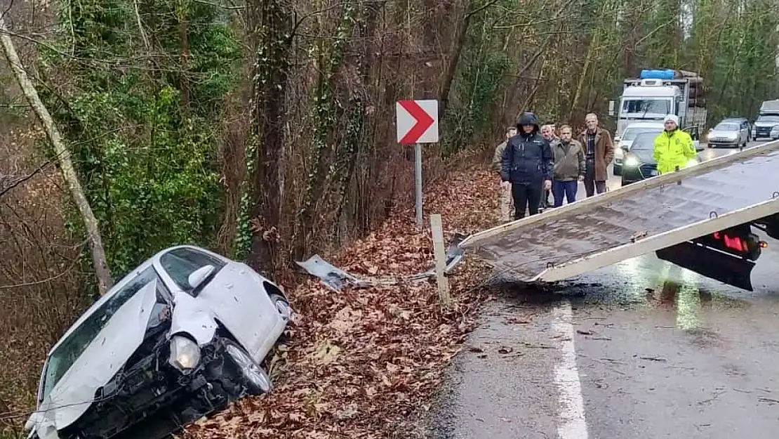 Bartın Safranbolu yolunda kaza