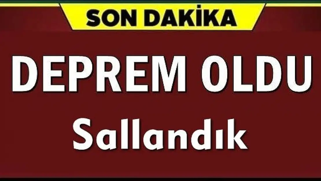 Bartın sallandı
