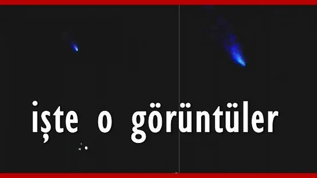 Bartın semalarında esrarengiz görüntü