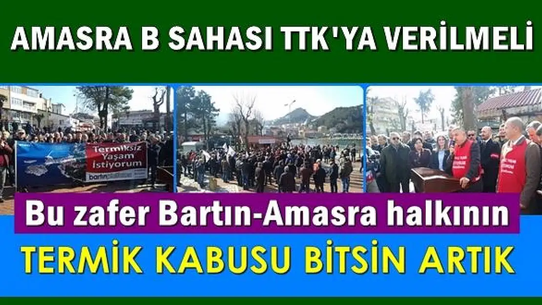 Bartın ve Amasra için tarihi bir gün yaşandı