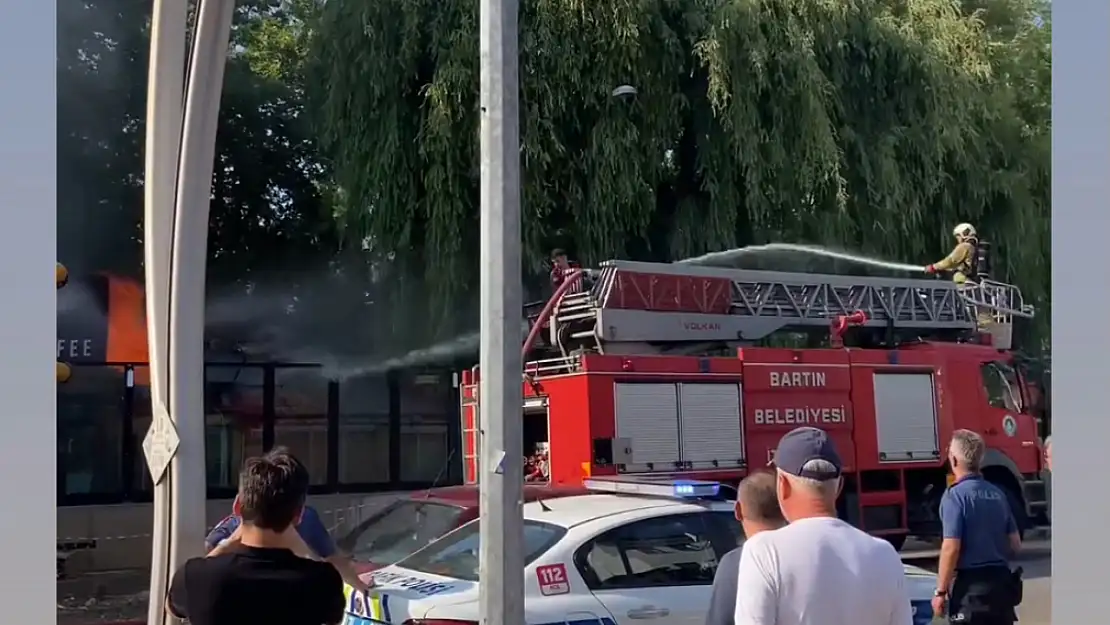 Bartın Yalı'da Yangın paniği