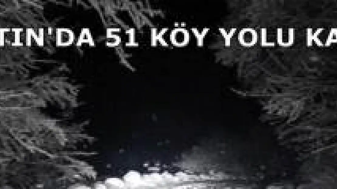 Bartında 51 Köy Yolu Ulaşıma Kapandı