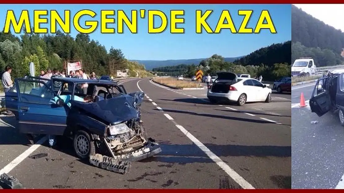 Bartınlı aile kaza yaptı