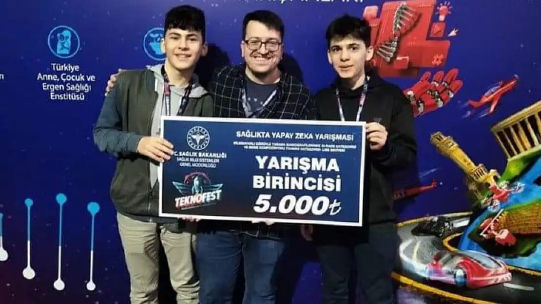 Bartınlı öğrenciler teknofest'te 1. oldu