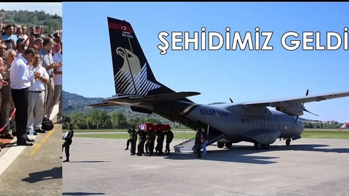 Bartınlı Şehidin Cenazesi Havaalanında karşılandı