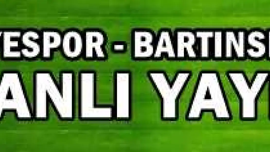 Bartınspor, Ünye Spor İle Karşılaşıyor