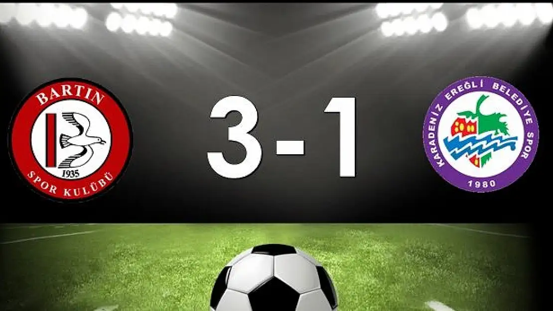 Bartınspor 3 golle 3 puanı aldı
