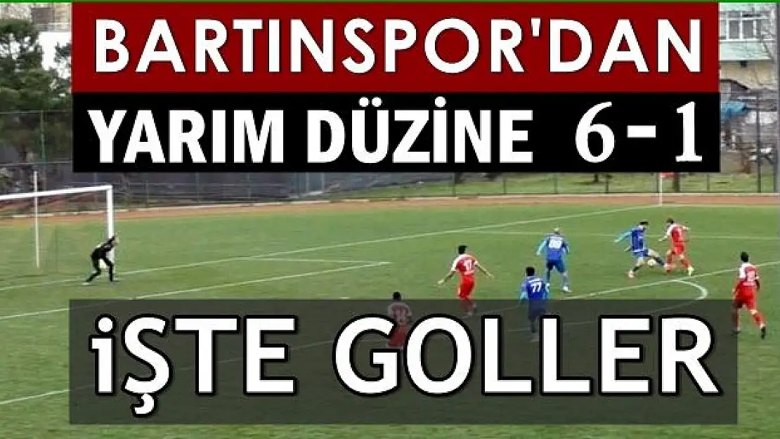 Bartınspor 6 attı, liderlik koltuğuna oturdu