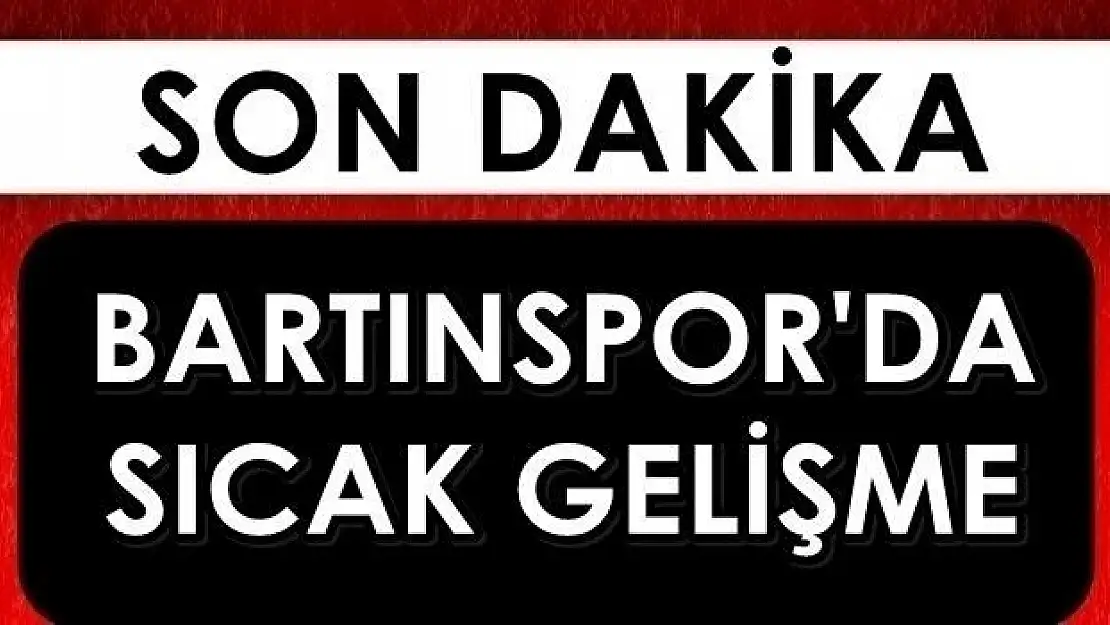 Bartınspor'da o isimle yollar ayrıldı