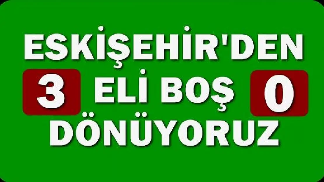 Bartınspor'dan kötü başlangıç