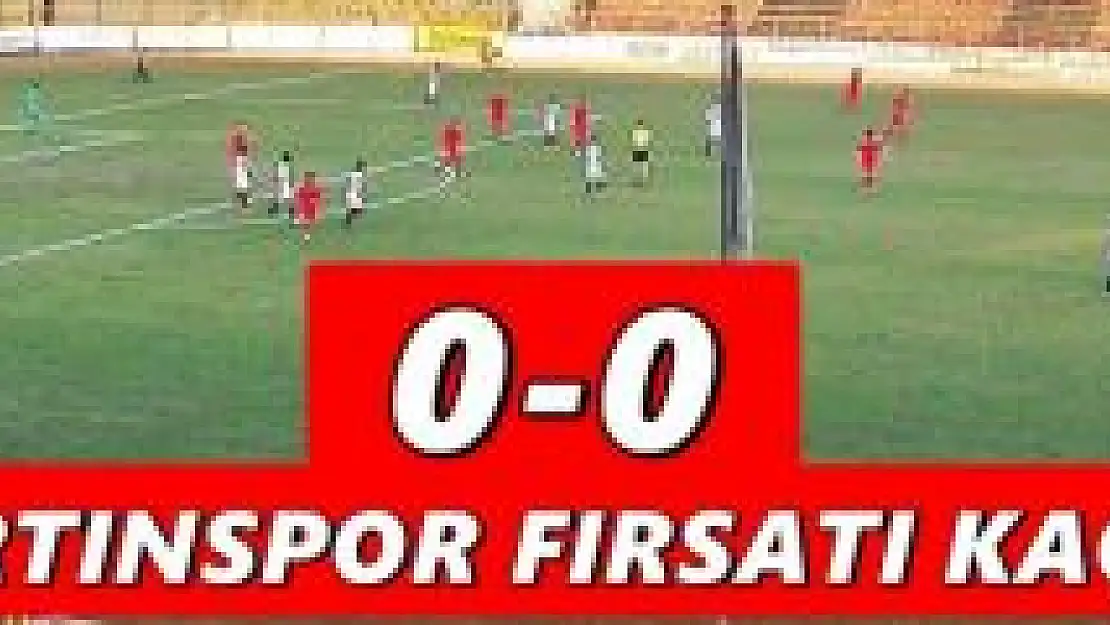 Bartınspor Ereğli maçında gol sesi çıkmadı