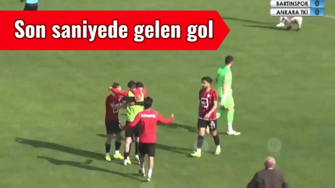 Bartınspor son saniye golüyle umutlandı