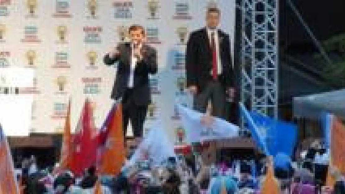 Başbakan Davutoğlu Bartın'dan destek istedi