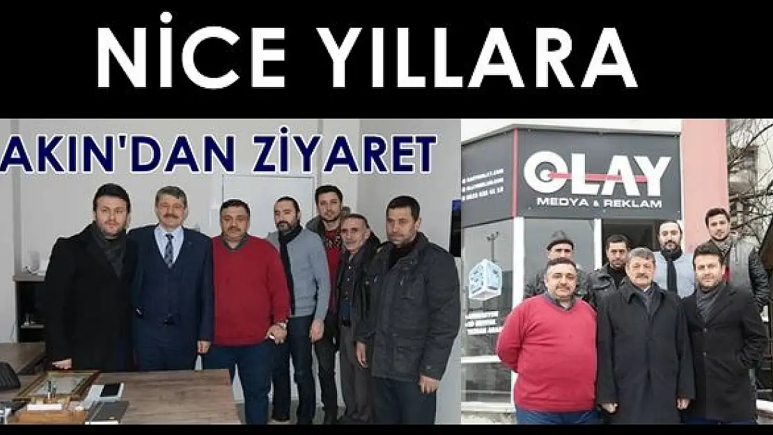 Başkan Akın'dan Olay Medya'ya ziyaret