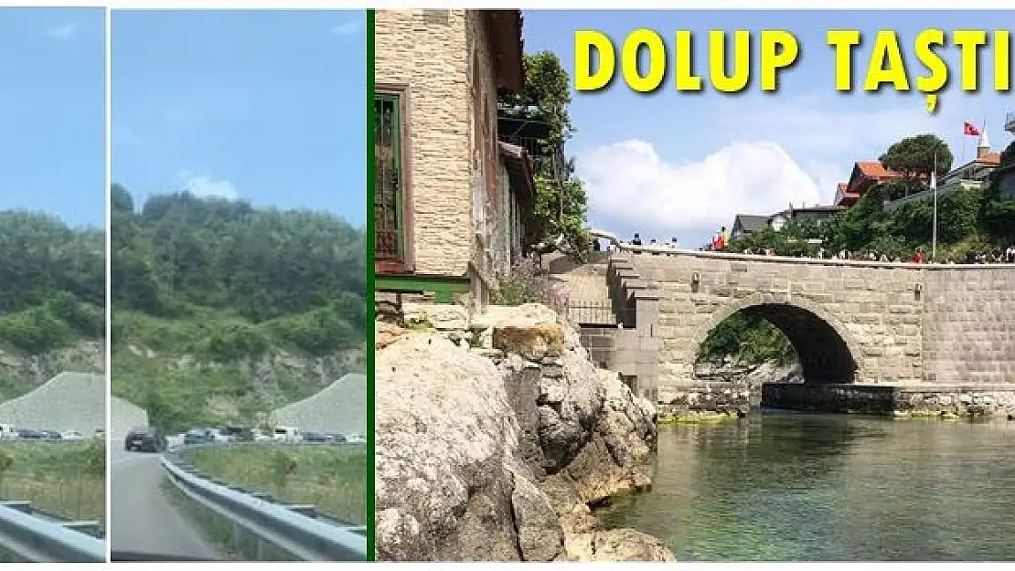 Bayramda Amasra'ya ziyaretçi akını