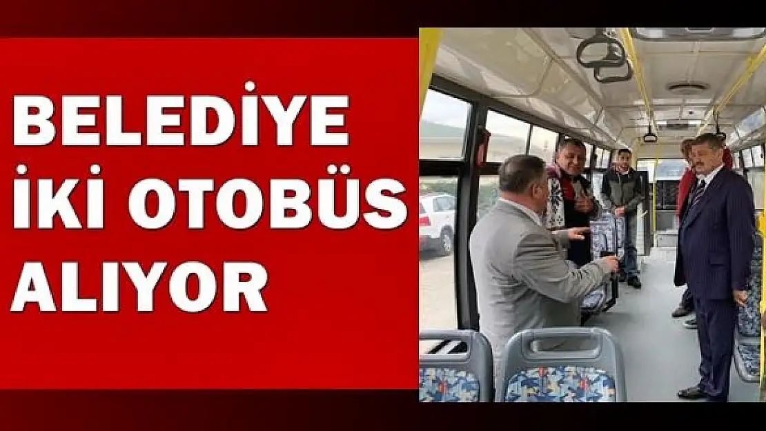 Belediye 2 halk otobüsü alacak