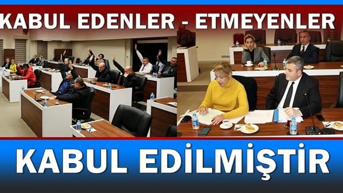 Belediye Bütçesi itirazlara rağmen kabul edildi