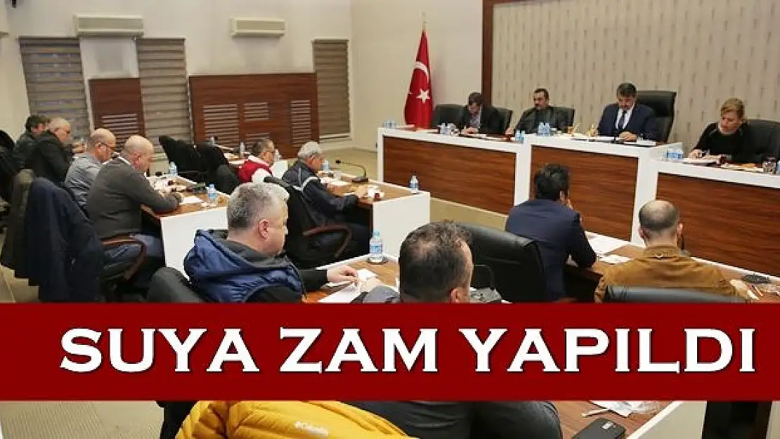 Belediye meclisinden zam kararı çıktı