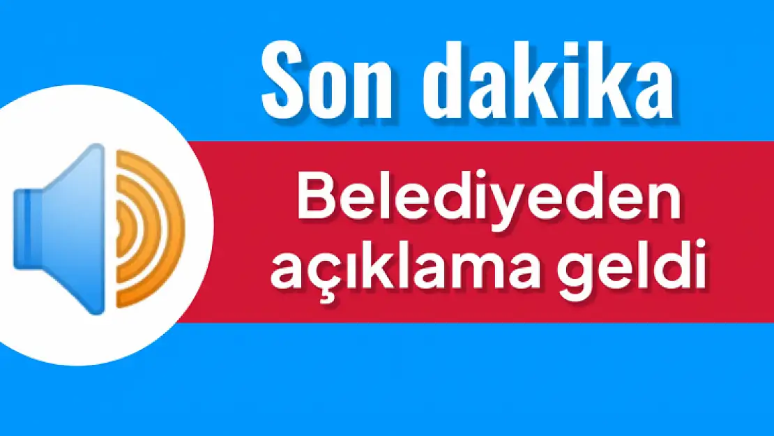 Belediye suç duyurusunda bulundu