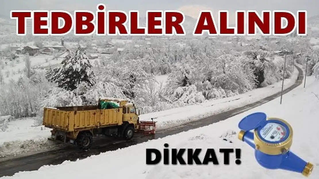 Belediye tedbirleri aldı, uyarıda bulundu