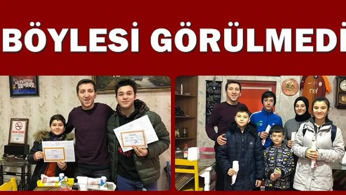 Belgesini alan oraya koştu