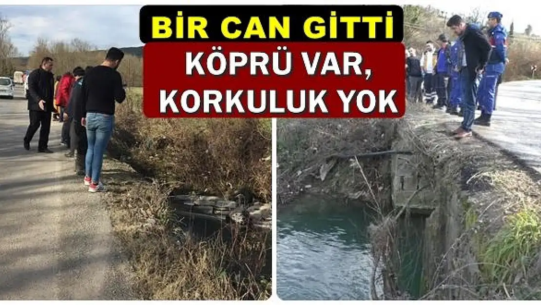 Bir can gitti, yolda hiçbir önlem yok