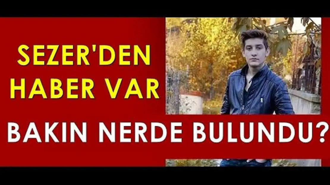 Bir haftadır kayıp Sezer'den haber var!