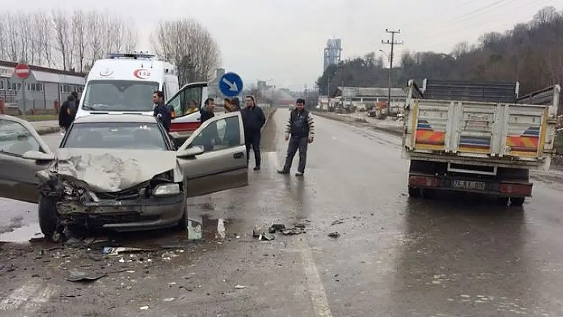 Boğaz yolunda kaza