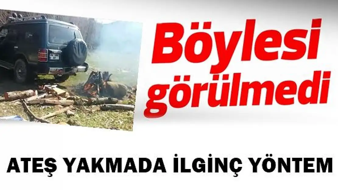 Böyle ateş yakanı görmediniz!