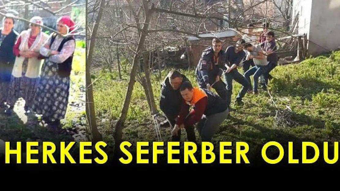 Bu insanlar kuyudan ne çekiyor?
