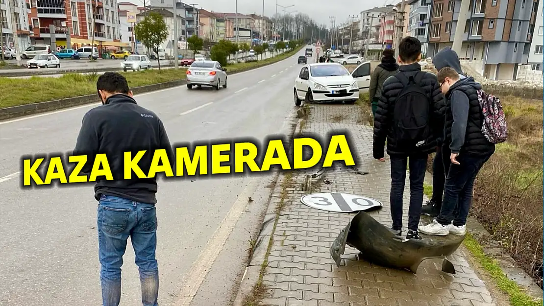 Bu virajda yine kaza!