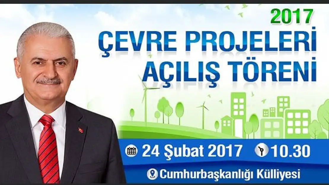 Büyük projenin açılışını Başbakan yapacak