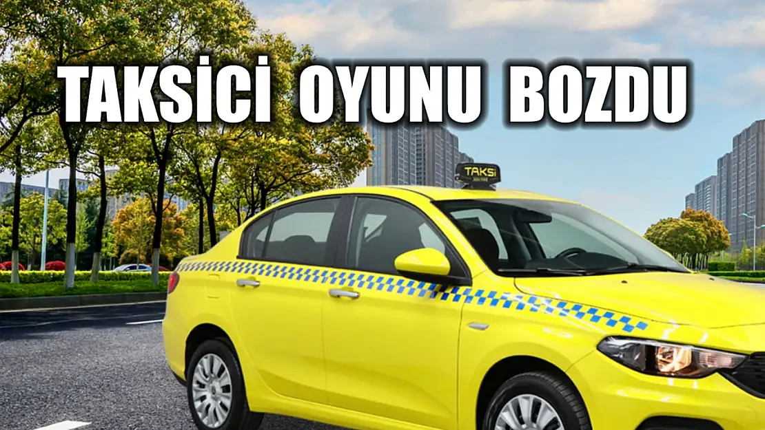 Büyük vurgunu taksici önledi