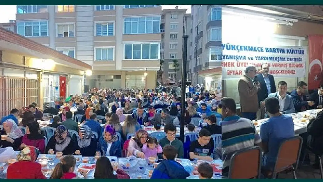 Büyükçekmece'deki Bartınlılar iftarda buluştu