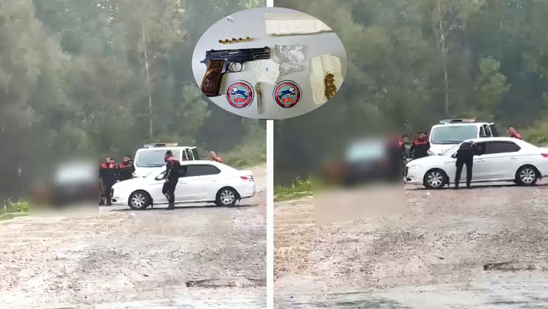 Çağlayan ırmak kenarında arama