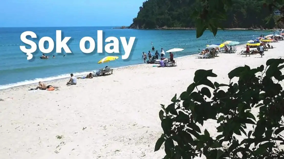 Çakraz Plajında olay