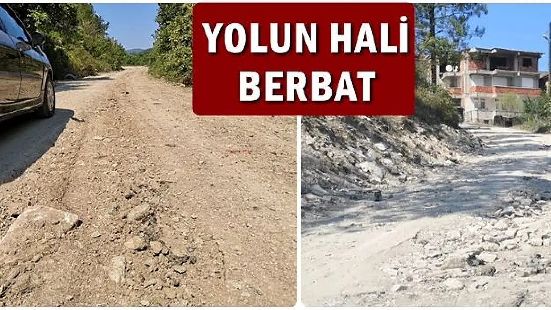 Çalışma sonrası yol berbat halde bırakıldı