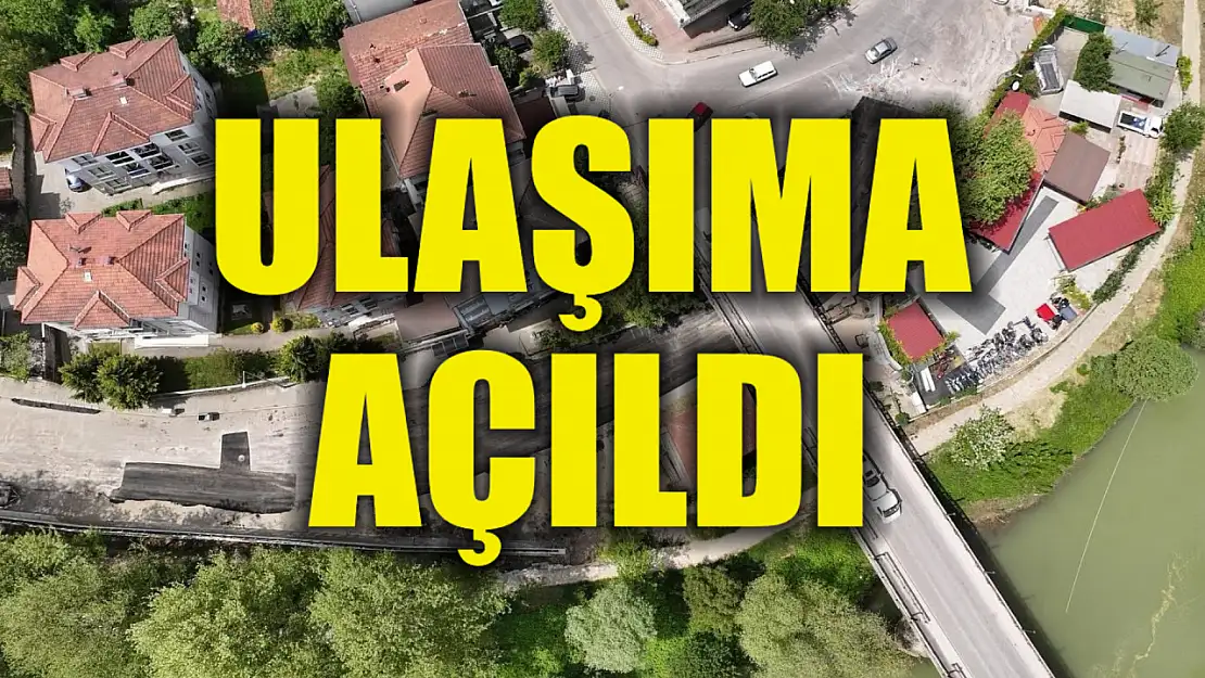 Çalışmalar bitti, yol ulaşıma açıldı