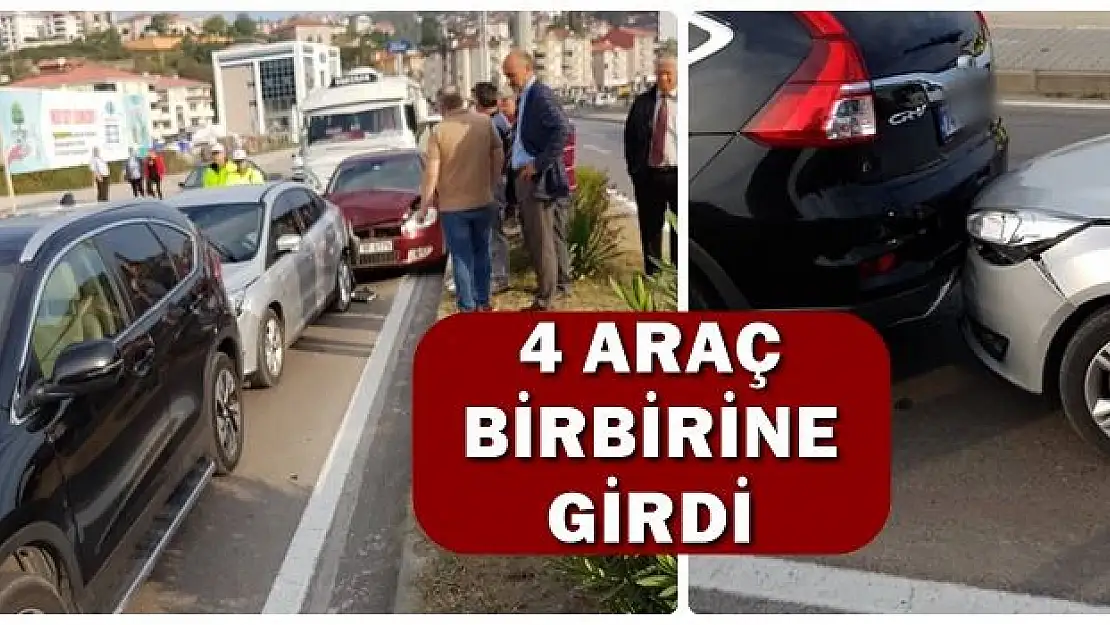 Çatmaca'da zincirleme kaza