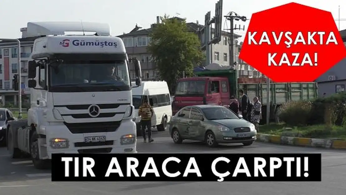 Çatmaca kavşağında trafik kazası!