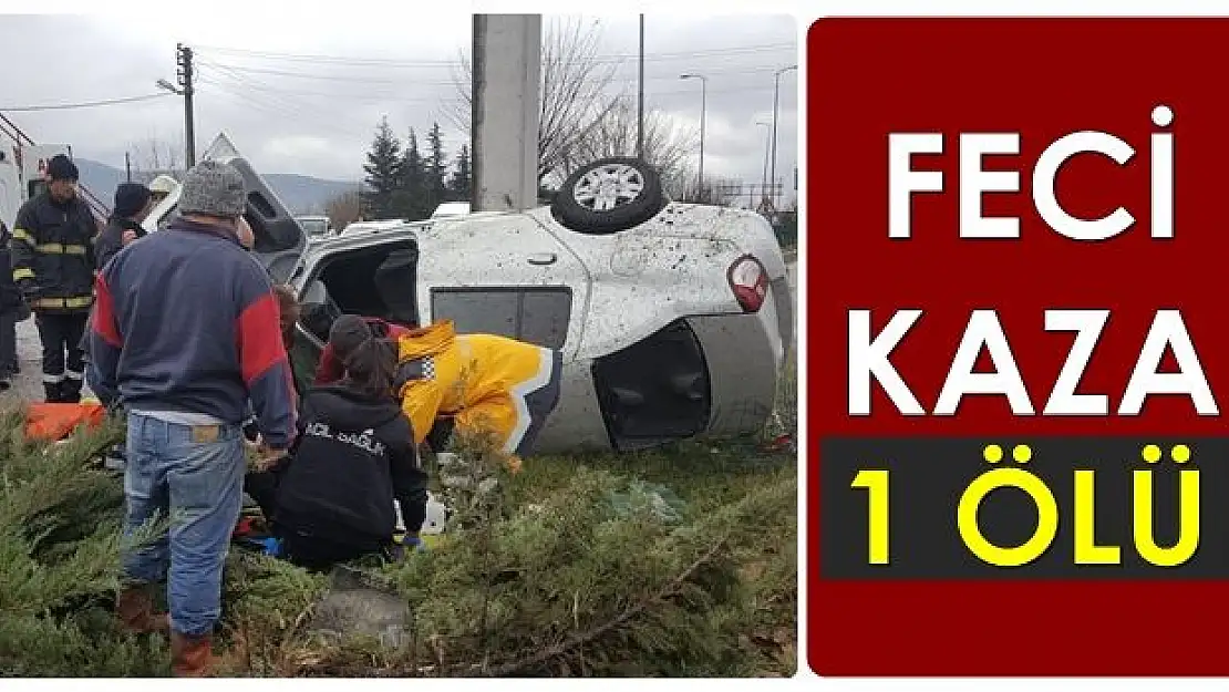 Çaycuma'da feci kaza