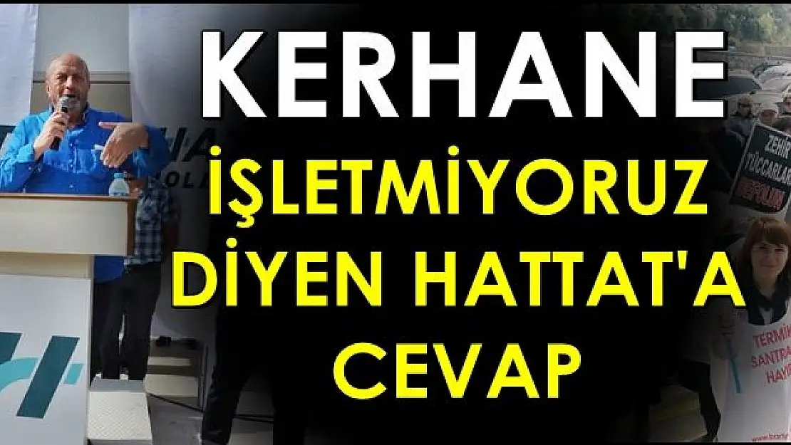 ÇED engeline takılan Hattat'a platformdan cevap